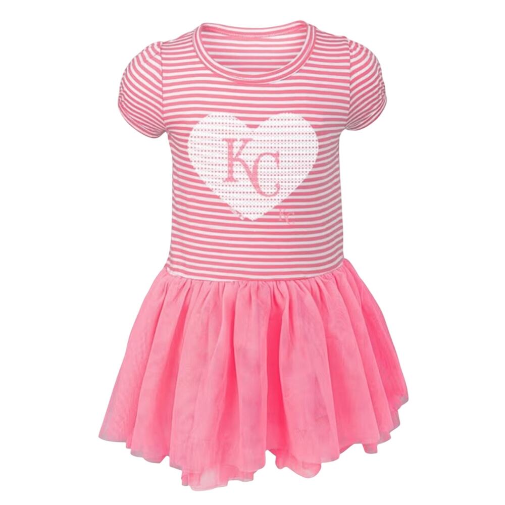 Genuine Merchendise KANSAS CITY ROYALS GIRLS PINK TUTU DRESS Size 6T
